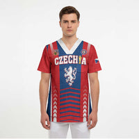 Custom Football 2026 Czechia Scrub Top Czech Republic Proud Lions