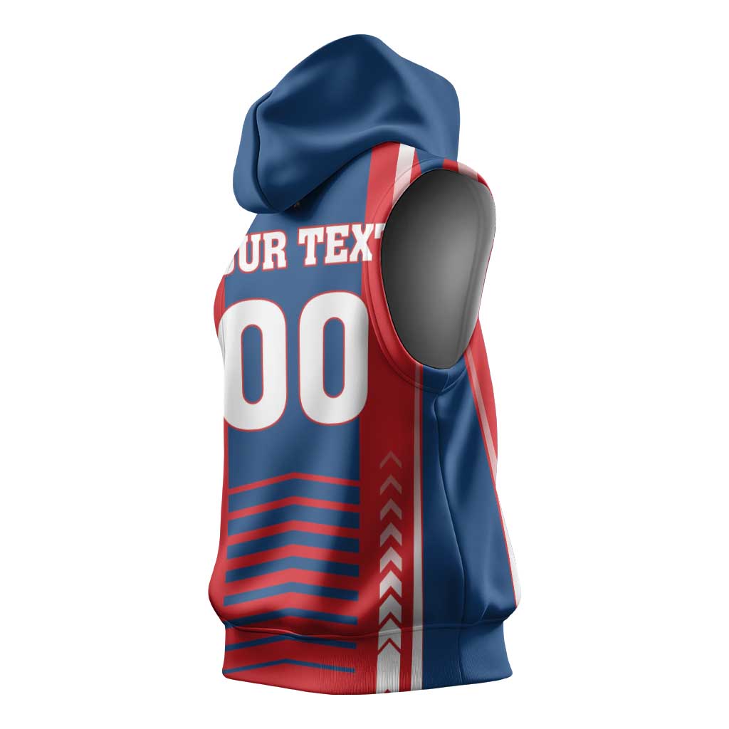 Custom Football 2026 Czechia Sleeveless Hoodie Czech Republic Proud Lions