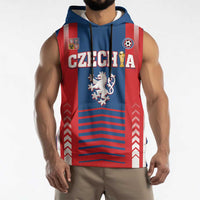 Custom Football 2026 Czechia Sleeveless Hoodie Czech Republic Proud Lions