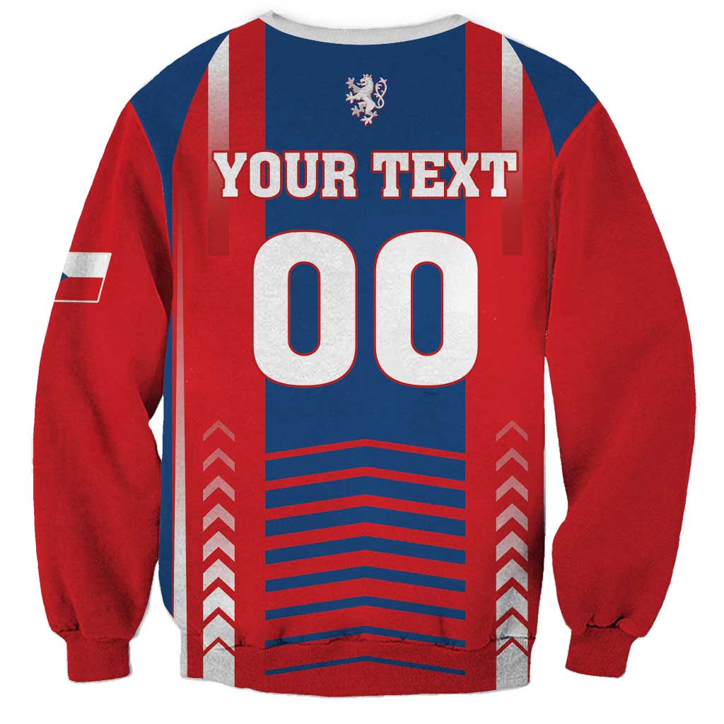 Custom Football 2026 Czechia Sweatshirt Czech Republic Proud Lions