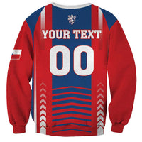 Custom Football 2026 Czechia Sweatshirt Czech Republic Proud Lions