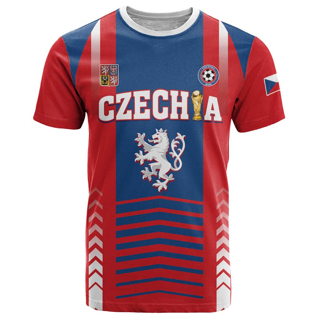 Custom Football 2026 Czechia T Shirt Czech Republic Proud Lions