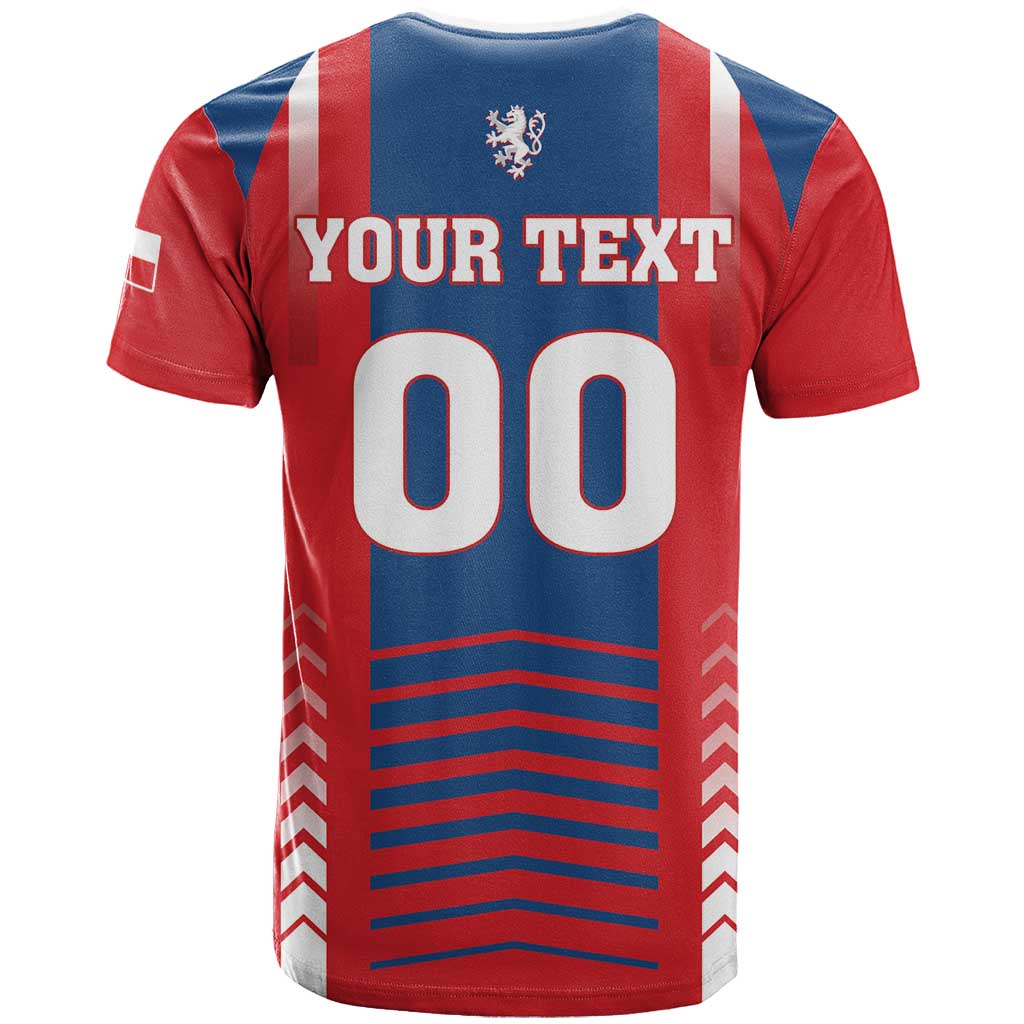 Custom Football 2026 Czechia T Shirt Czech Republic Proud Lions