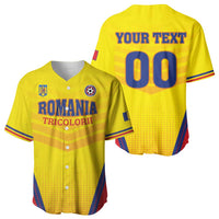 Custom Football Romania Baseball Jersey Hai Tricolorii