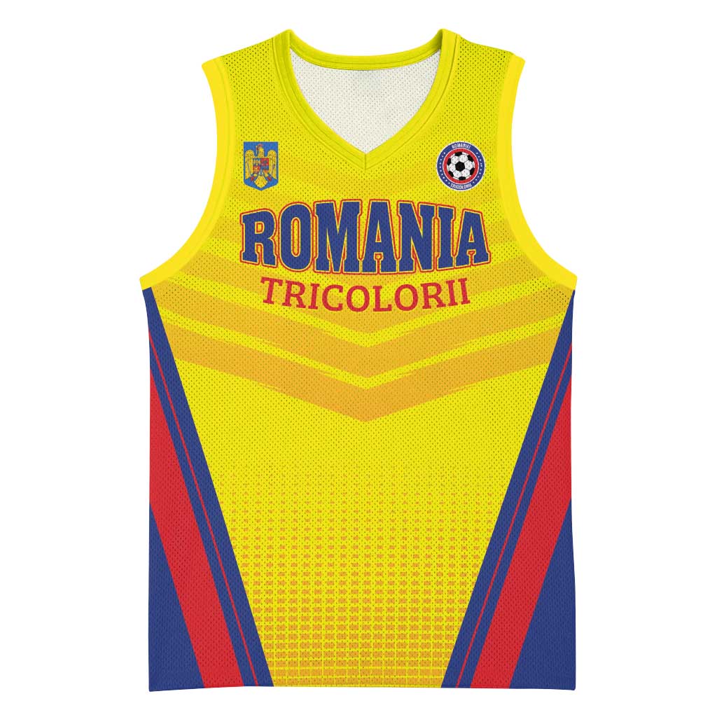 Custom Football Romania Basketball Jersey Hai Tricolorii