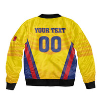 Custom Football Romania Bomber Jacket Hai Tricolorii