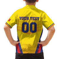 Custom Football Romania Hawaiian Shirt Hai Tricolorii