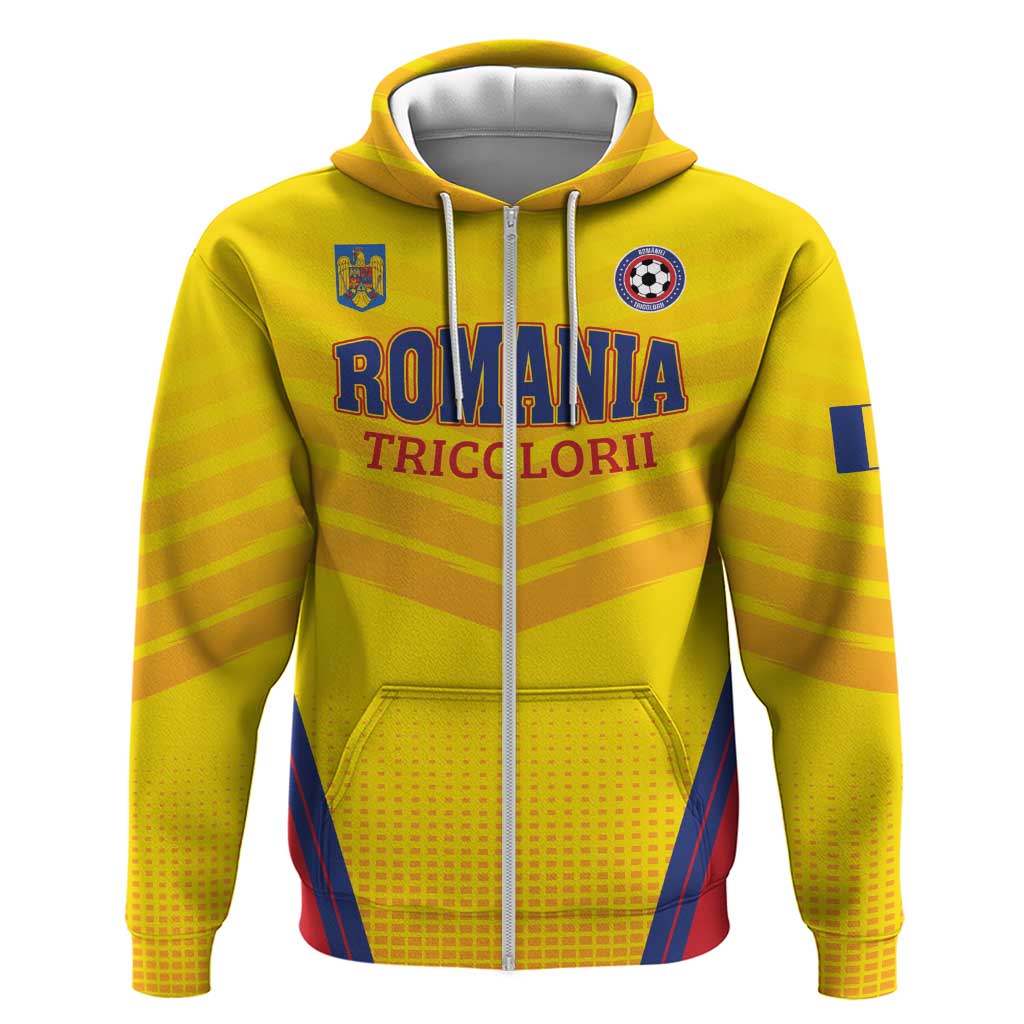 Custom Football Romania Hoodie Hai Tricolorii