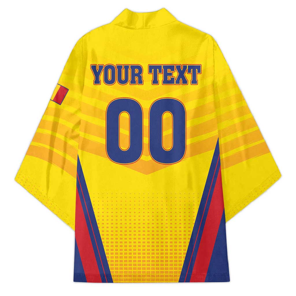 Custom Football Romania Kimono Hai Tricolorii