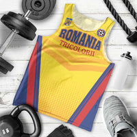 Custom Football Romania Men Tank Top Hai Tricolorii