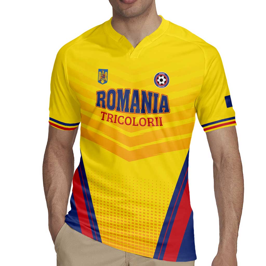 Custom Football Romania Rugby Jersey Hai Tricolorii
