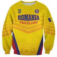 Custom Football Romania Sweatshirt Hai Tricolorii