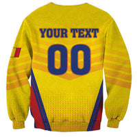 Custom Football Romania Sweatshirt Hai Tricolorii