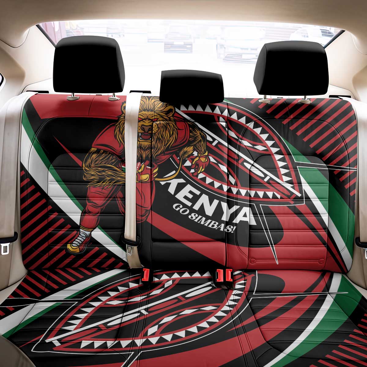 Kenya Rugby Simbas Back Car Seat Cover Elevate Your Game
