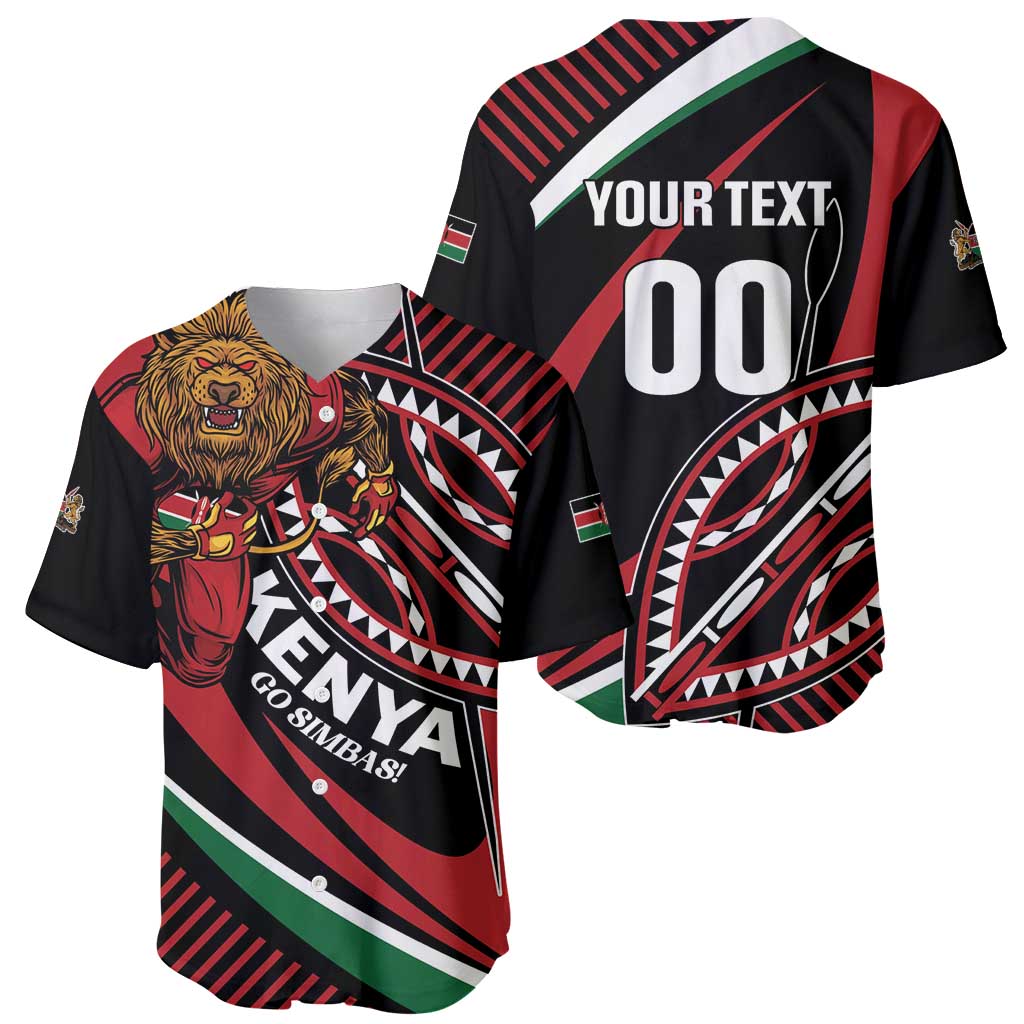 Custom Kenya Rugby Simbas Baseball Jersey Elevate Your Game