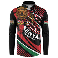 Custom Kenya Rugby Simbas Button Sweatshirt Elevate Your Game