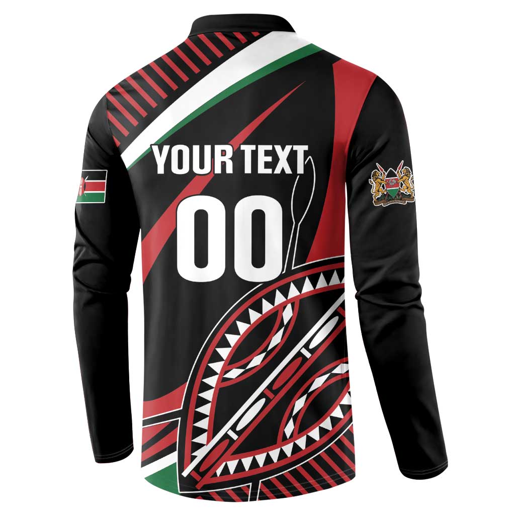 Custom Kenya Rugby Simbas Button Sweatshirt Elevate Your Game