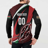 Custom Kenya Rugby Simbas Button Sweatshirt Elevate Your Game
