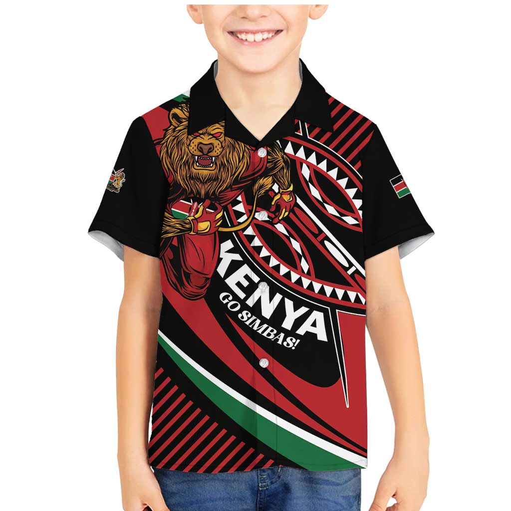 Custom Kenya Rugby Simbas Family Matching Mermaid Dress and Hawaiian Shirt Elevate Your Game