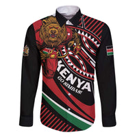 Custom Kenya Rugby Simbas Family Matching Off The Shoulder Long Sleeve Dress and Hawaiian Shirt Elevate Your Game