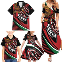 Custom Kenya Rugby Simbas Family Matching Summer Maxi Dress and Hawaiian Shirt Elevate Your Game