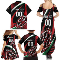 Custom Kenya Rugby Simbas Family Matching Summer Maxi Dress and Hawaiian Shirt Elevate Your Game