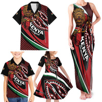 Custom Kenya Rugby Simbas Family Matching Tank Maxi Dress and Hawaiian Shirt Elevate Your Game