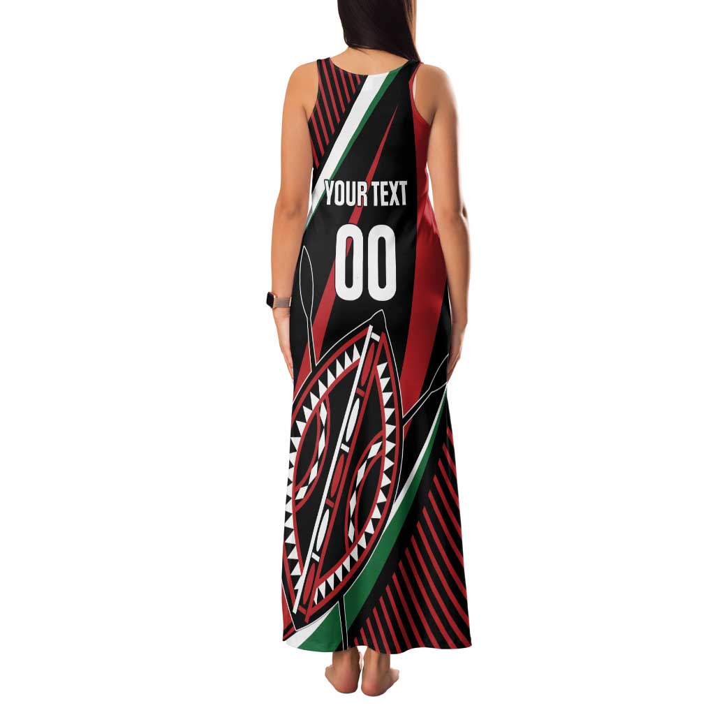 Custom Kenya Rugby Simbas Family Matching Tank Maxi Dress and Hawaiian Shirt Elevate Your Game