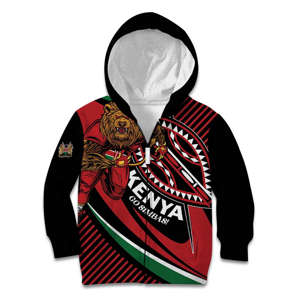 Custom Kenya Rugby Simbas Kid Hoodie Elevate Your Game