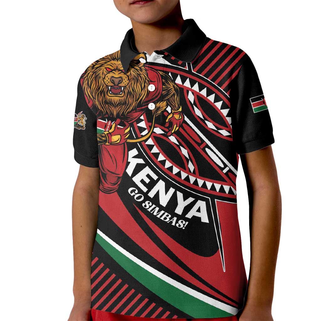 Custom Kenya Rugby Simbas Kid Polo Shirt Elevate Your Game