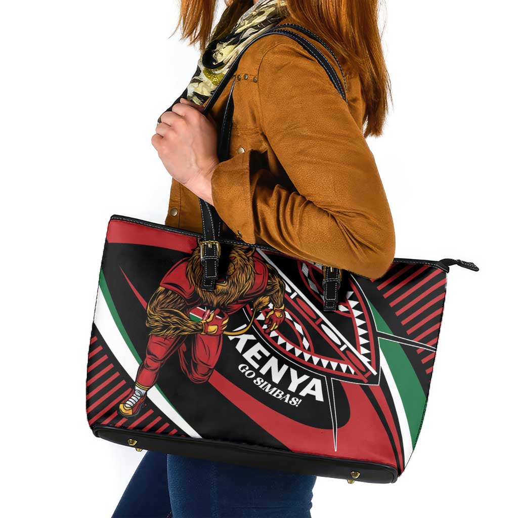 Kenya Rugby Simbas Leather Tote Bag Elevate Your Game