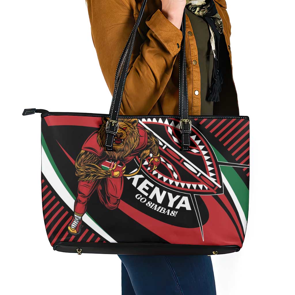 Kenya Rugby Simbas Leather Tote Bag Elevate Your Game