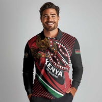 Custom Kenya Rugby Simbas Long Sleeve Polo Shirt Elevate Your Game
