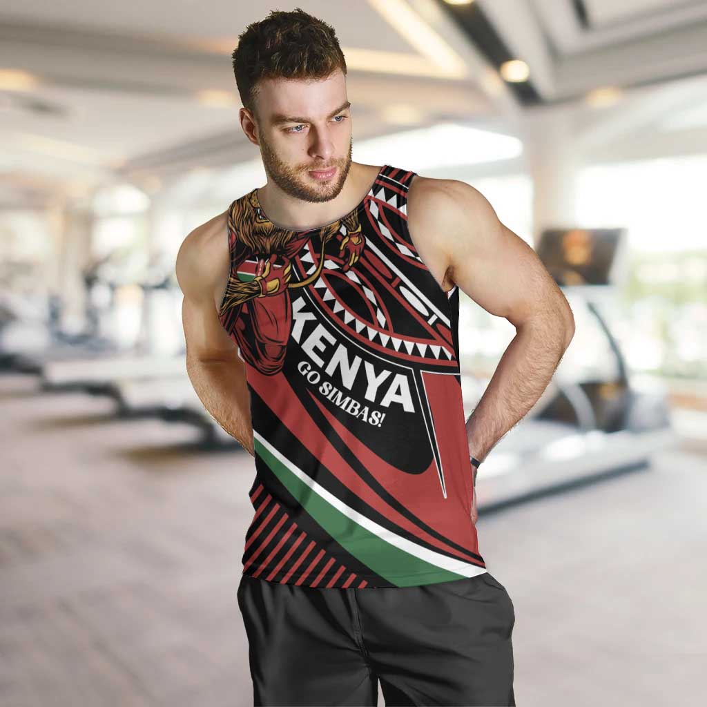 Custom Kenya Rugby Simbas Men Tank Top Elevate Your Game
