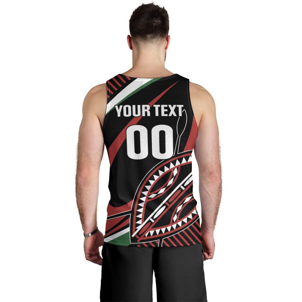 Custom Kenya Rugby Simbas Men Tank Top Elevate Your Game