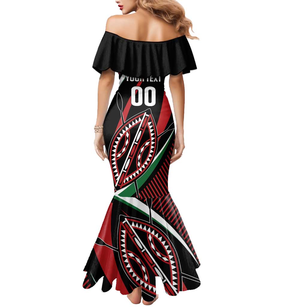 Custom Kenya Rugby Simbas Mermaid Dress Elevate Your Game