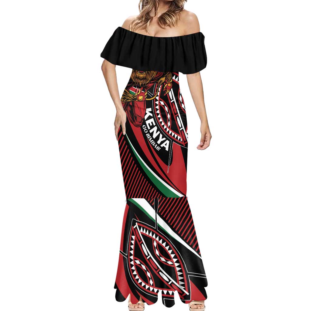 Custom Kenya Rugby Simbas Mermaid Dress Elevate Your Game