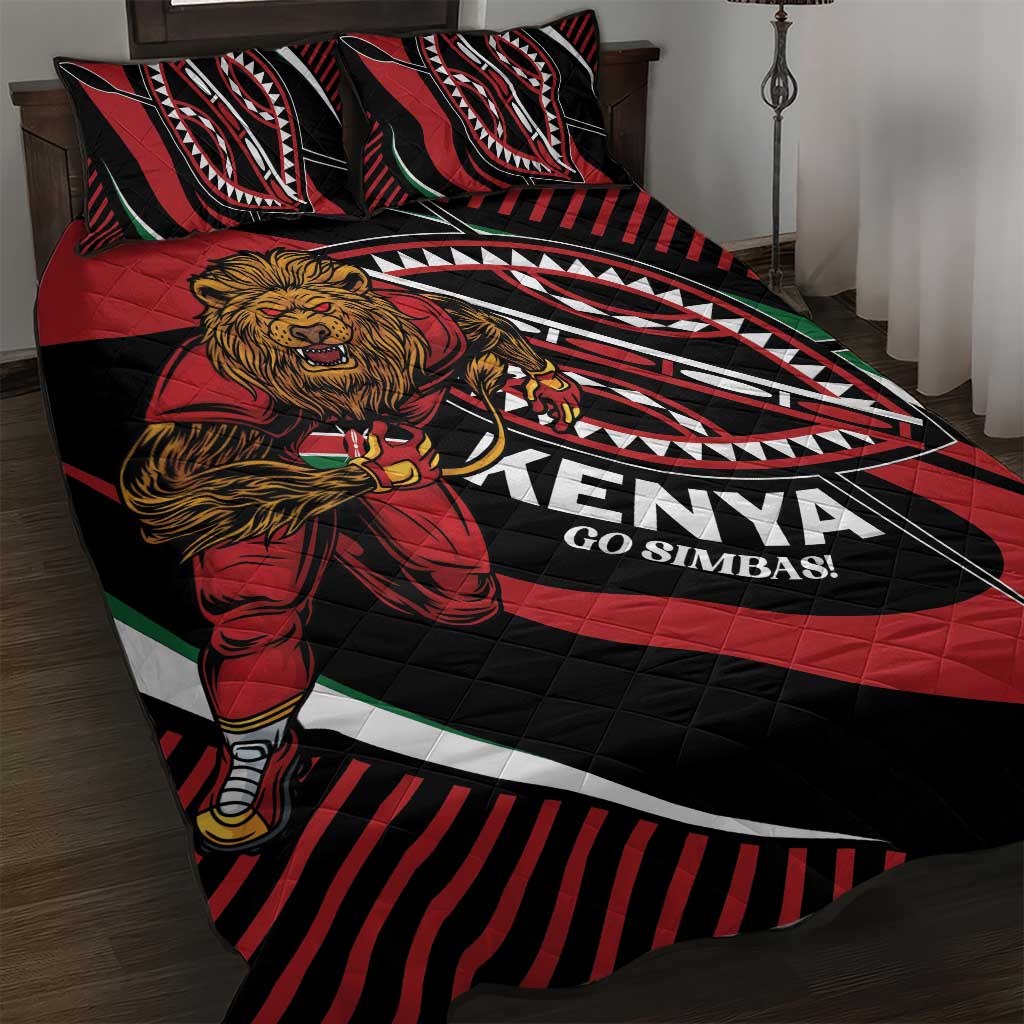 Kenya Rugby Simbas Quilt Bed Set Elevate Your Game