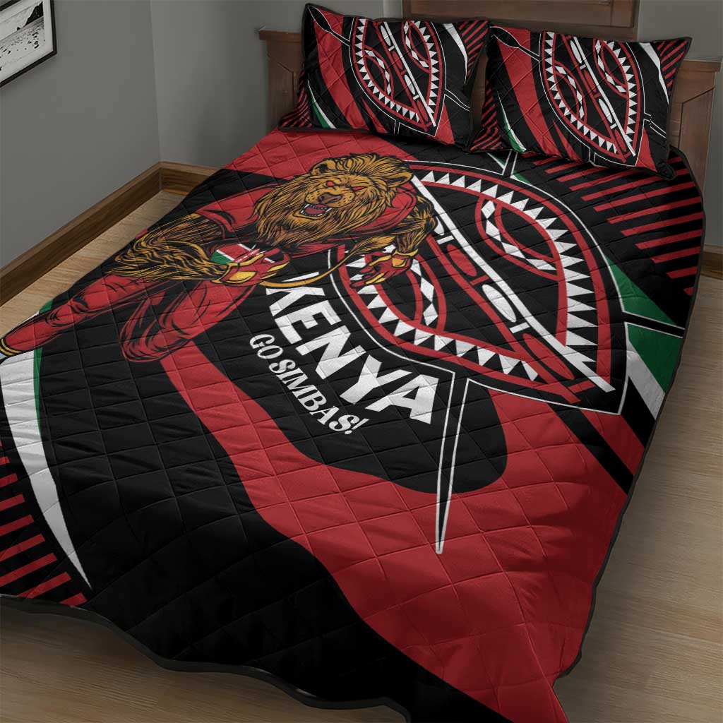 Kenya Rugby Simbas Quilt Bed Set Elevate Your Game