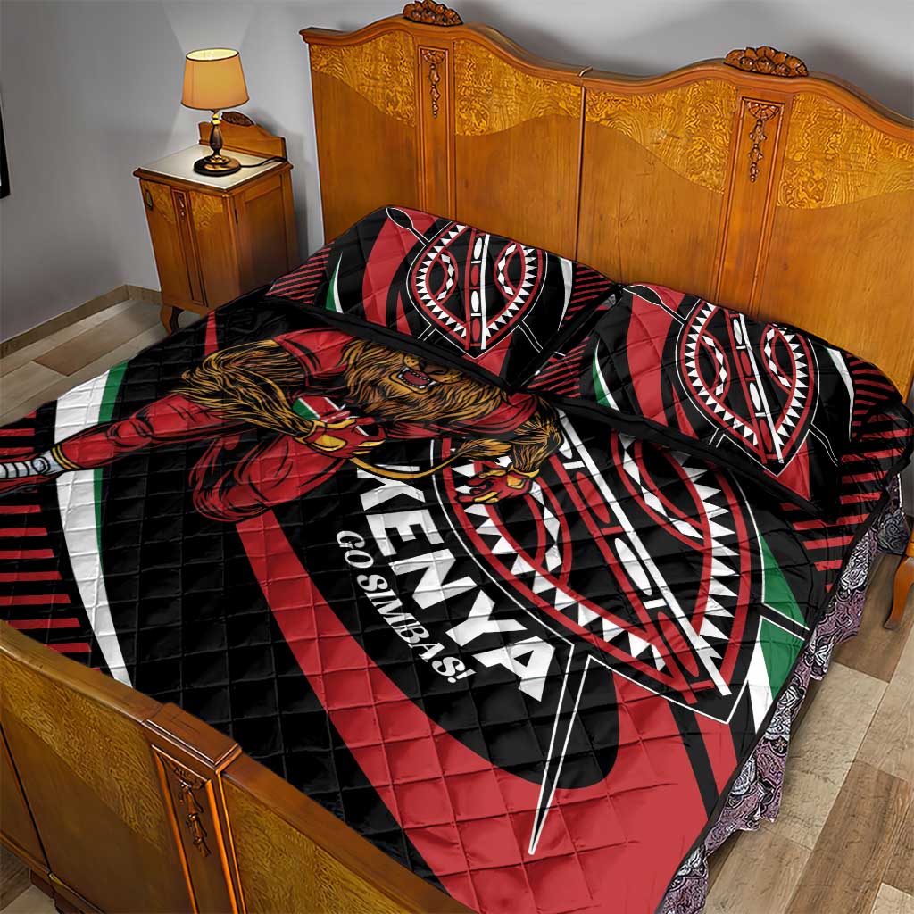 Kenya Rugby Simbas Quilt Bed Set Elevate Your Game