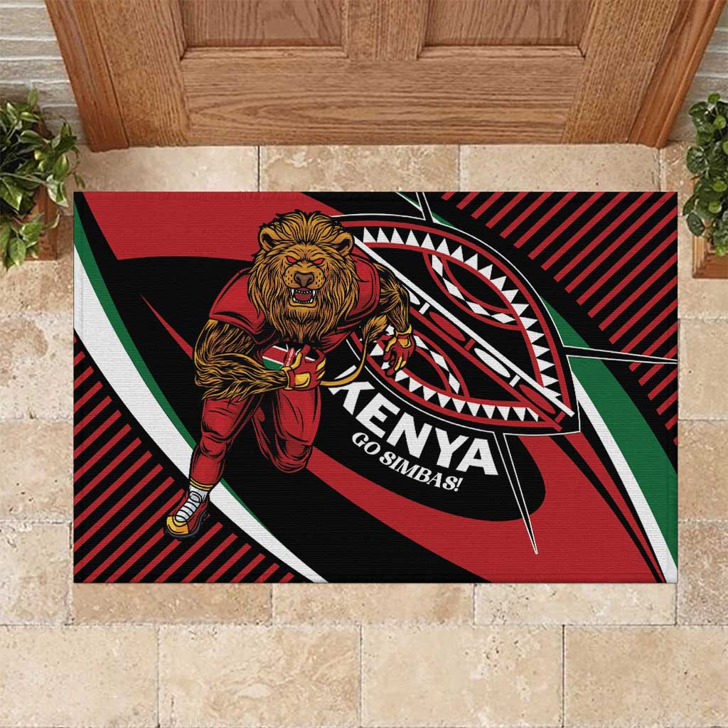 Kenya Rugby Simbas Rubber Doormat Elevate Your Game