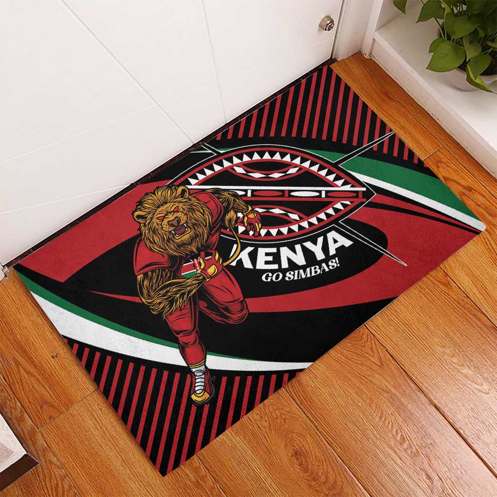 Kenya Rugby Simbas Rubber Doormat Elevate Your Game