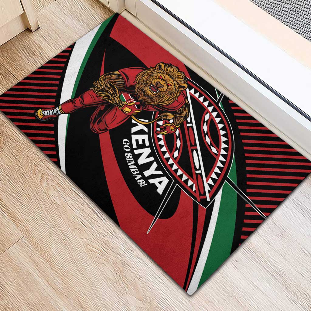 Kenya Rugby Simbas Rubber Doormat Elevate Your Game