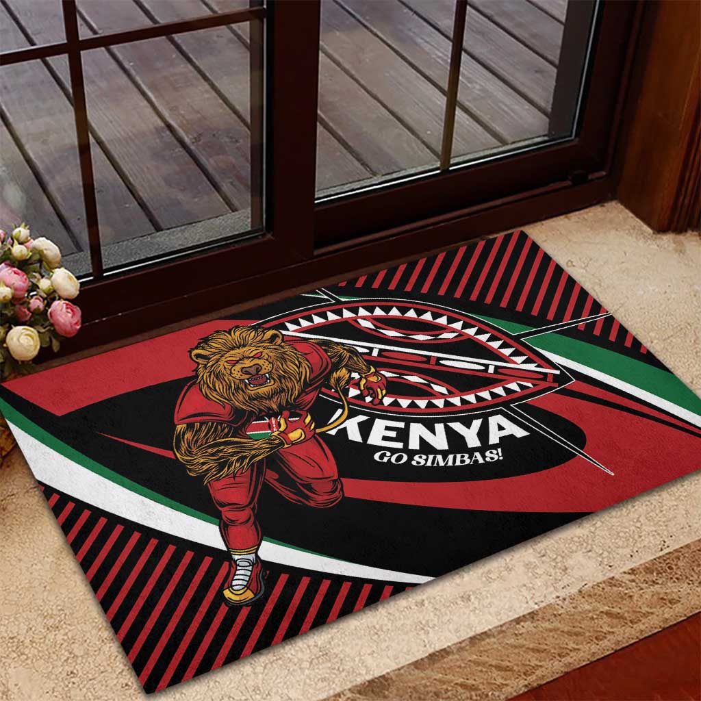 Kenya Rugby Simbas Rubber Doormat Elevate Your Game