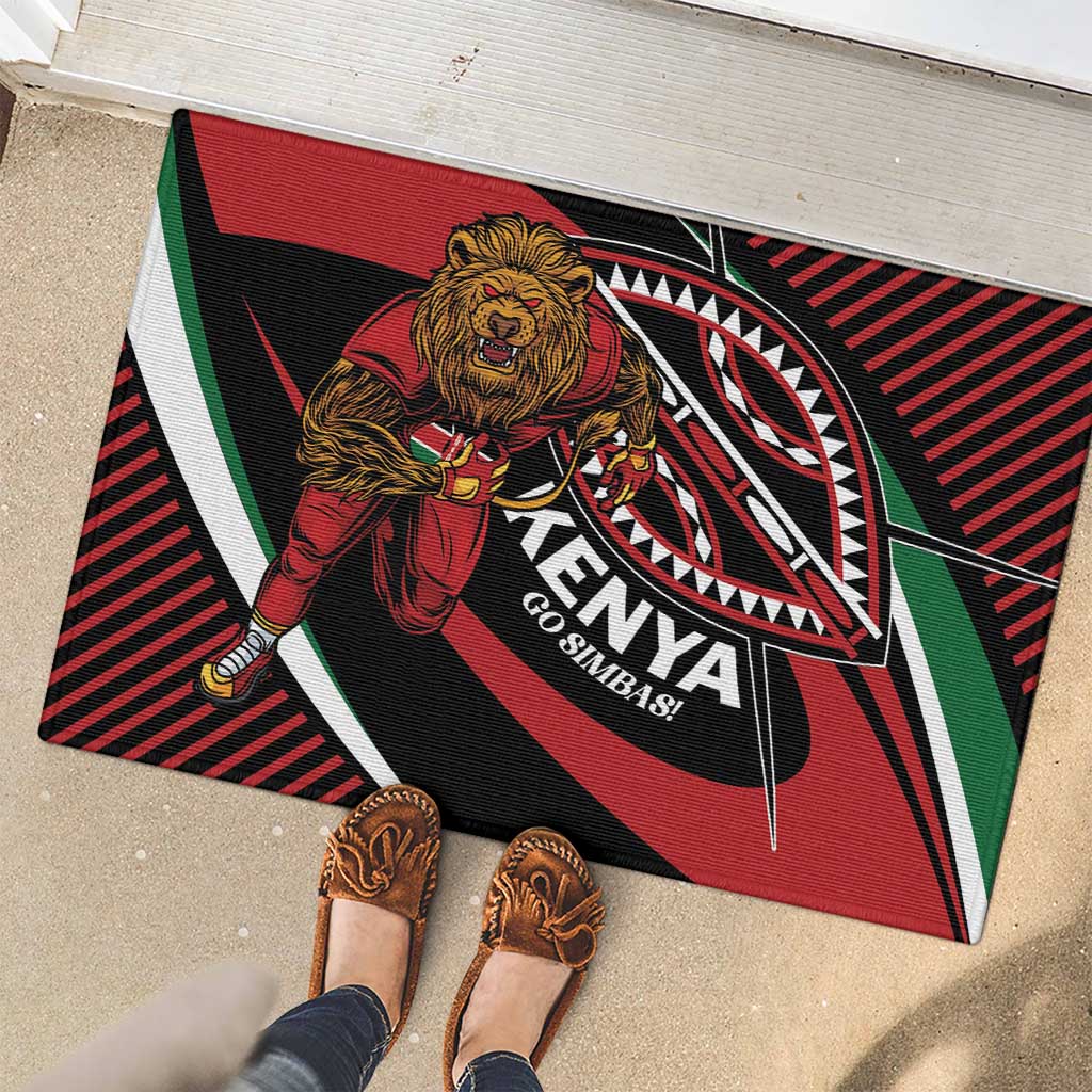 Kenya Rugby Simbas Rubber Doormat Elevate Your Game