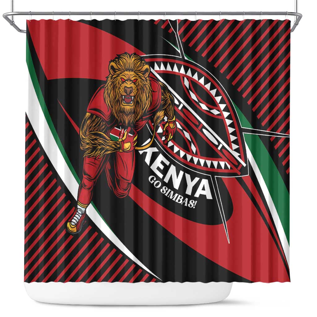 Kenya Rugby Simbas Shower Curtain Elevate Your Game