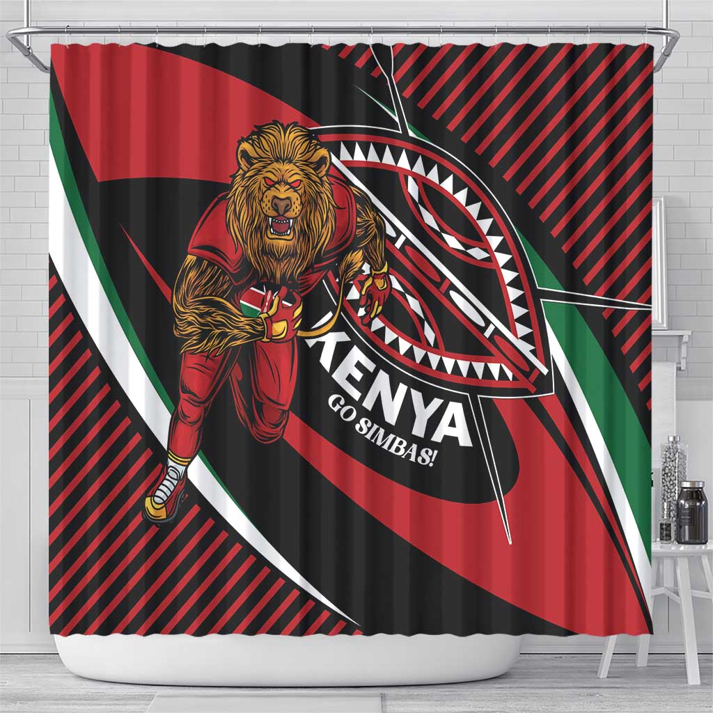 Kenya Rugby Simbas Shower Curtain Elevate Your Game