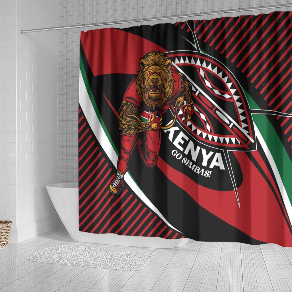 Kenya Rugby Simbas Shower Curtain Elevate Your Game
