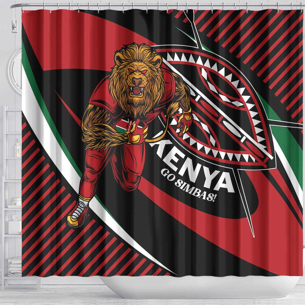 Kenya Rugby Simbas Shower Curtain Elevate Your Game