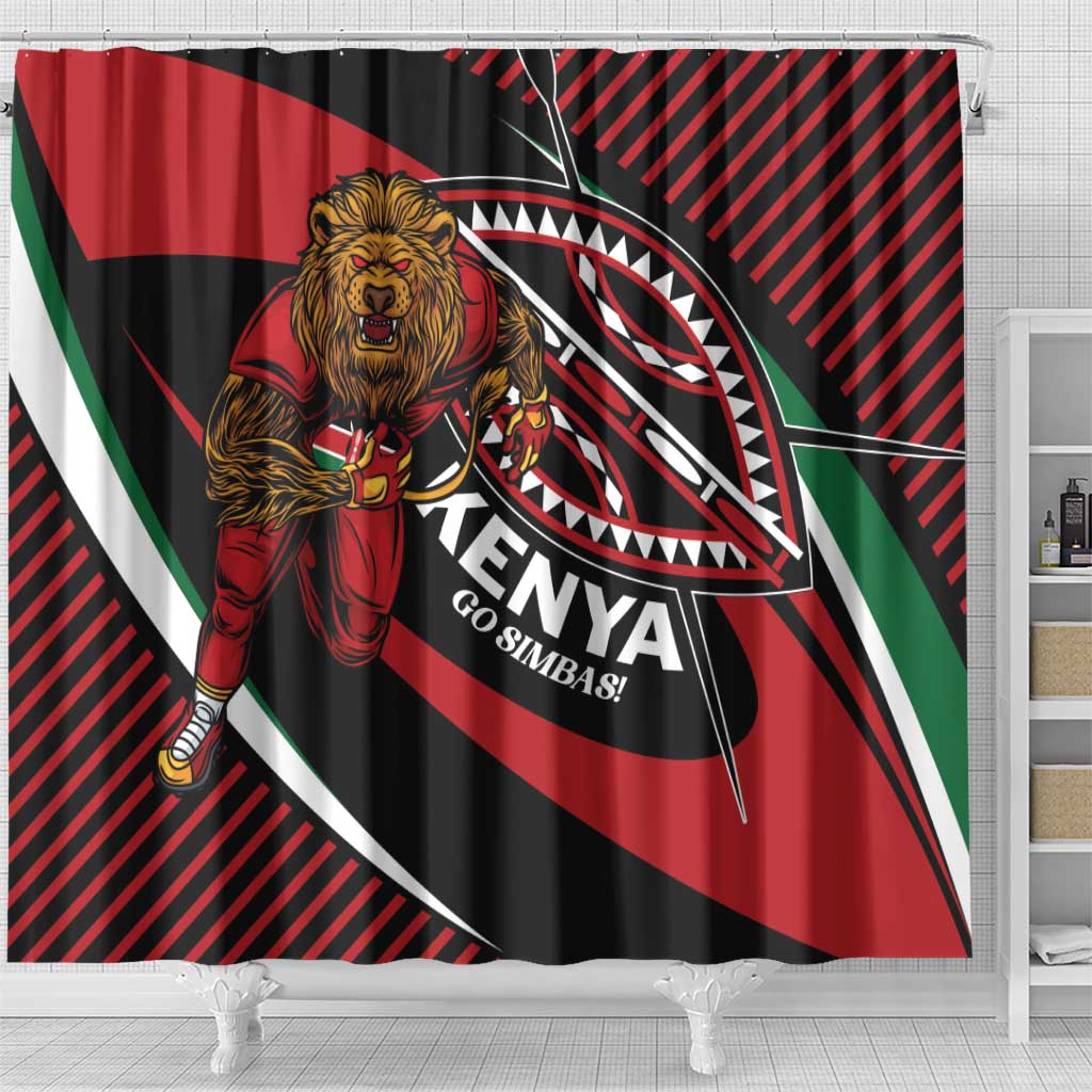 Kenya Rugby Simbas Shower Curtain Elevate Your Game